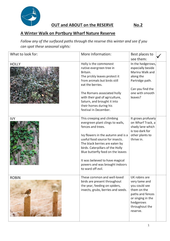 Winter trail page 1