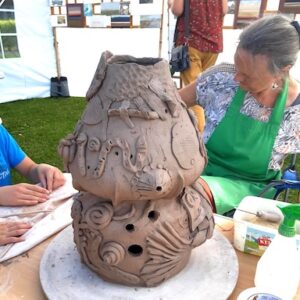 Mud monster in the making on Salt Marshes Day